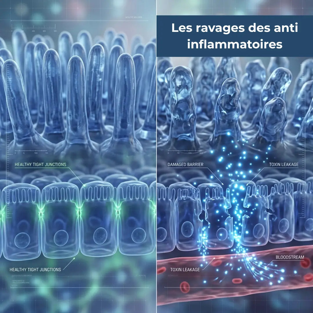 Illustration des ravages des anti inflammatoires chez les profils SOPK